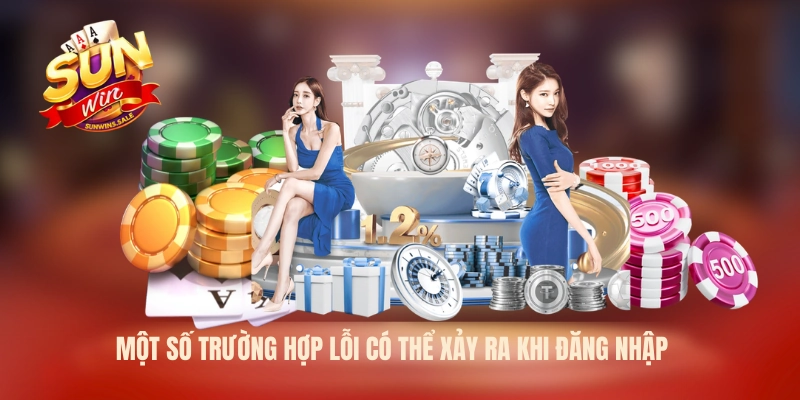 Một số trường hợp lỗi có thể xảy ra khi đăng nhập